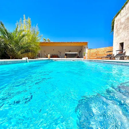 Studio Avec Jacuzzi Et Piscine Lorgues Exterior photo